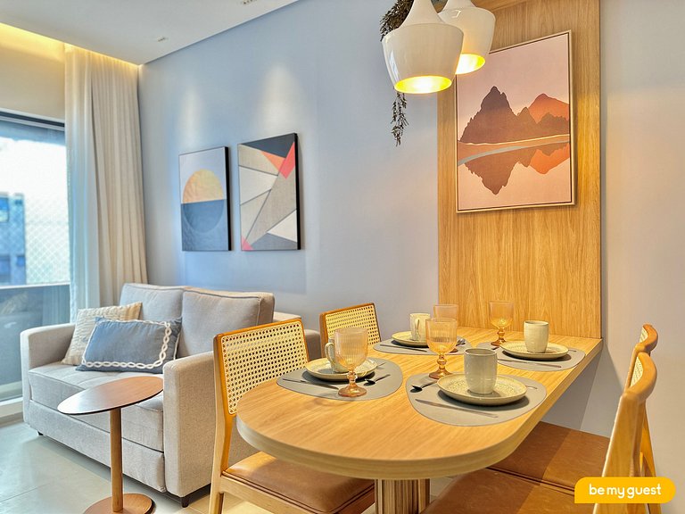 Modern and decorated apartment with sea view