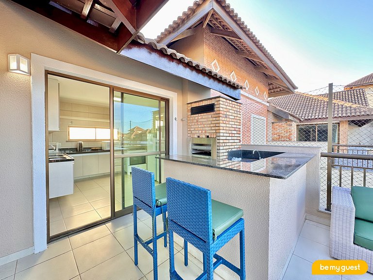 Linda Cobertura com vista principal do resort