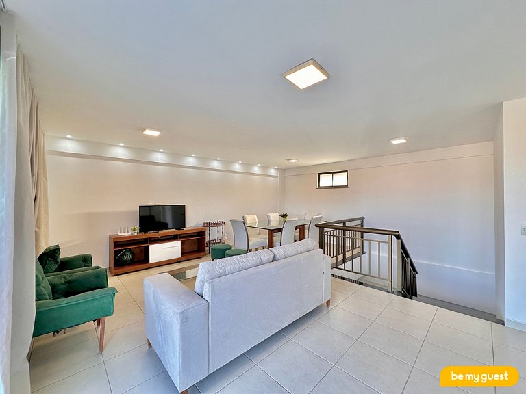 Linda Cobertura com vista principal do resort