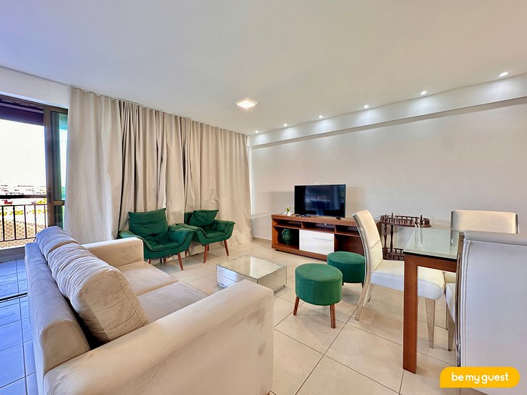 Linda Cobertura com vista principal do resort