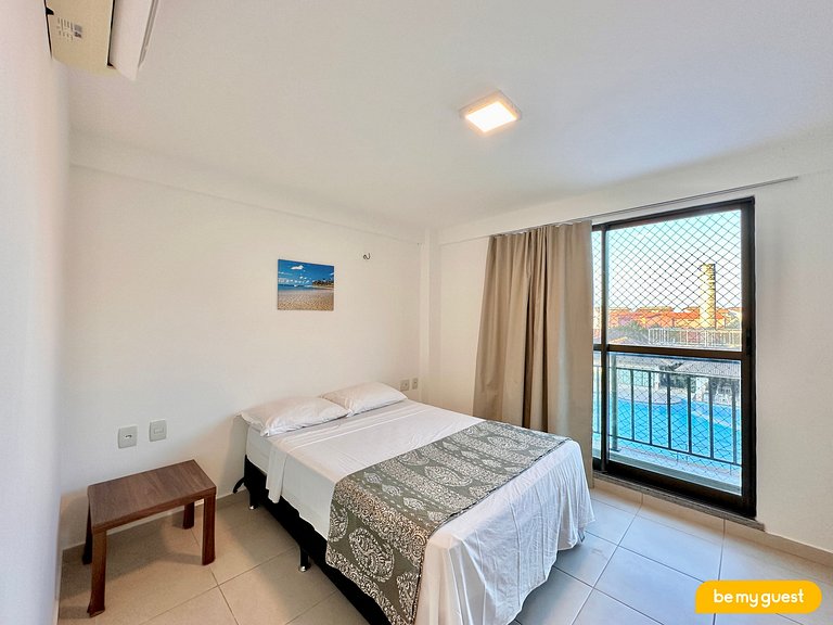 Linda Cobertura com vista principal do resort