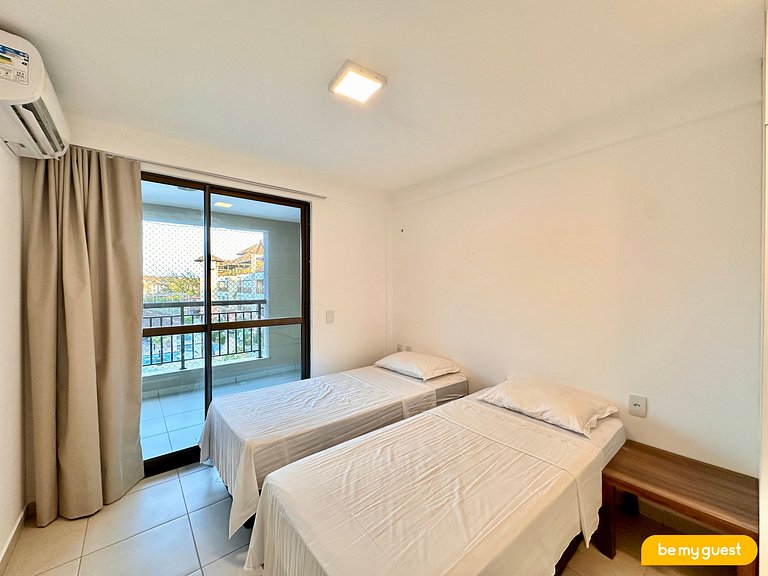 Linda Cobertura com vista principal do resort