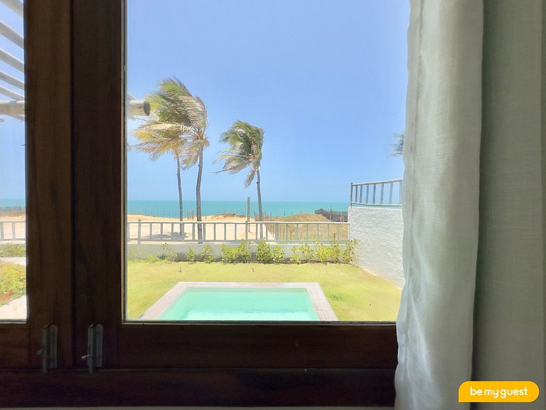 Chalé frente-mar no Pontal de Maceió