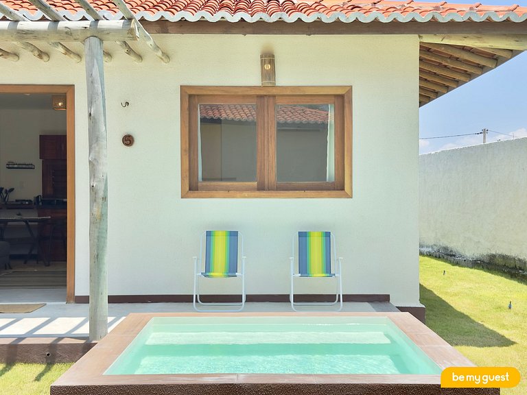 Comfort in a beachfront chalet in Pontal de Maceió