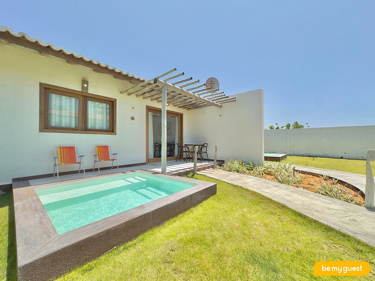 Comfort in a beachfront chalet in Pontal de Maceió