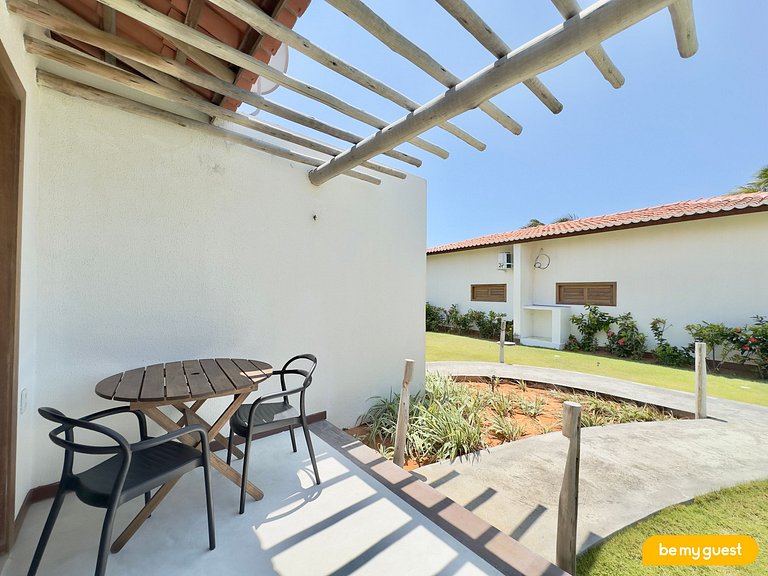 Conforto em chalé à beira-mar no Pontal de Maceió