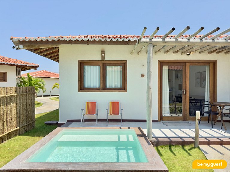 Comfort in a beachfront chalet in Pontal de Maceió