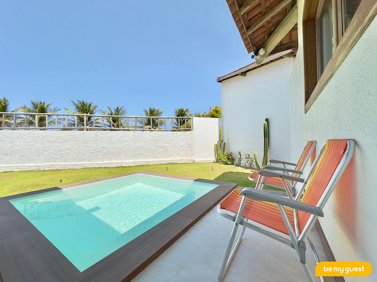 Comfort in a beachfront chalet in Pontal de Maceió