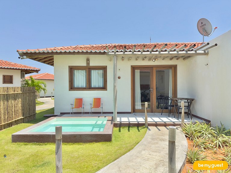 Comfort in a beachfront chalet in Pontal de Maceió