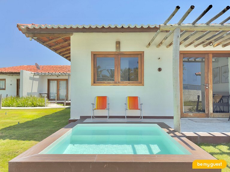 Comfort in a beachfront chalet in Pontal de Maceió