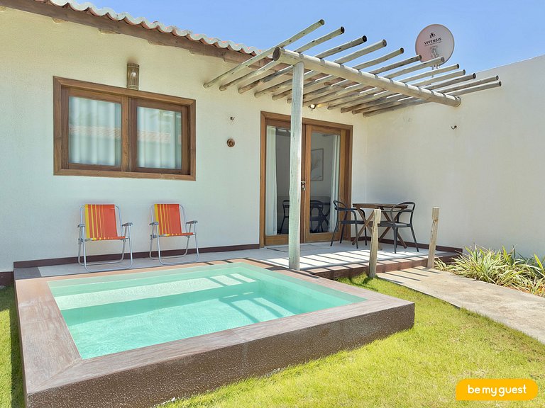 Comfort in a beachfront chalet in Pontal de Maceió