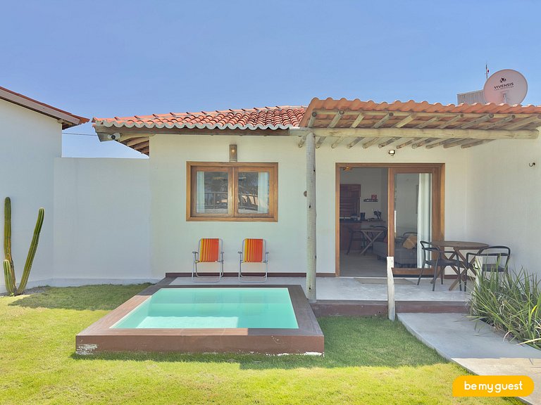 Comfort in a beachfront chalet in Pontal de Maceió