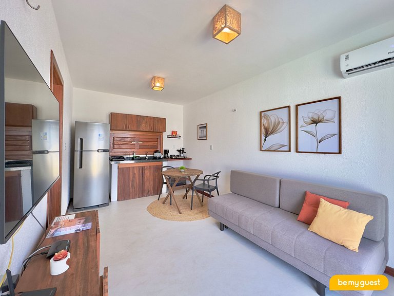 Comfort in a beachfront chalet in Pontal de Maceió