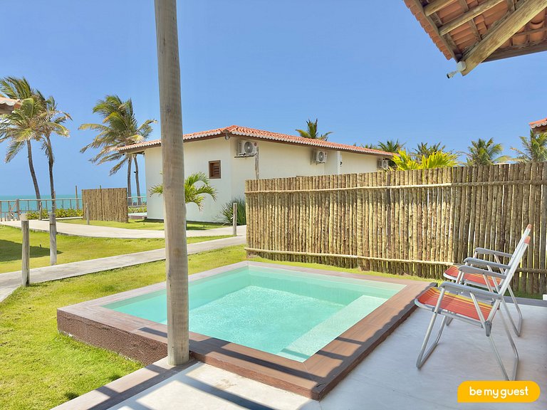Comfort in a beachfront chalet in Pontal de Maceió
