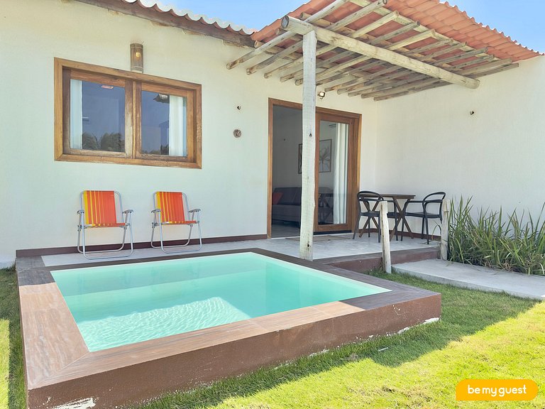 Comfort in a beachfront chalet in Pontal de Maceió