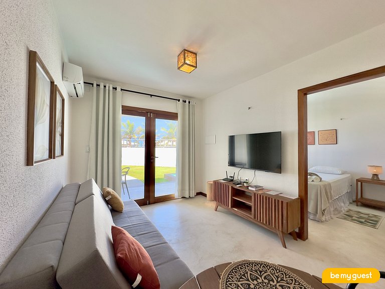 Comfort in a beachfront chalet in Pontal de Maceió