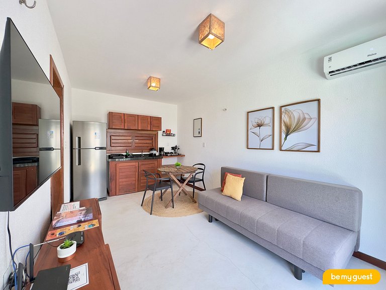 Comfort in a beachfront chalet in Pontal de Maceió