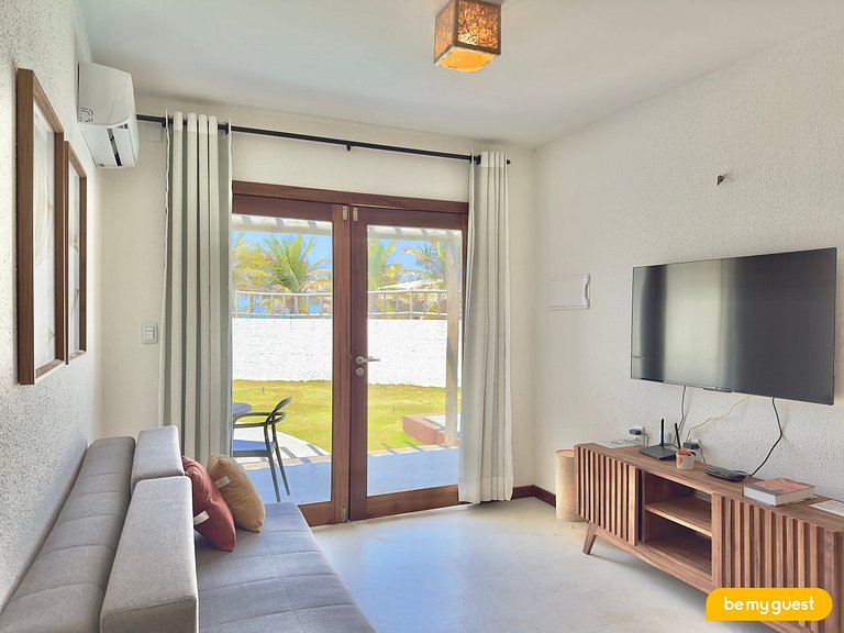 Comfort in a beachfront chalet in Pontal de Maceió