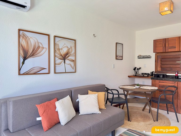 Comfort in a beachfront chalet in Pontal de Maceió