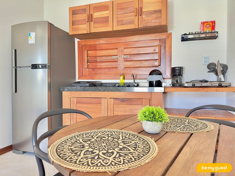 Comfort in a beachfront chalet in Pontal de Maceió