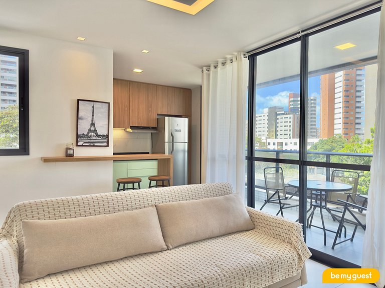 Lindo apartamento moderno de 2 quartos no JSmart