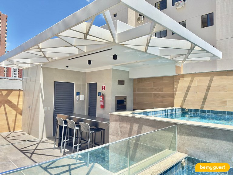 Lindo apartamento moderno de 2 quartos no JSmart