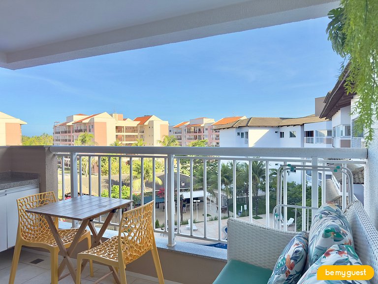 Apartamento 3 Quartos com Vista da Piscina