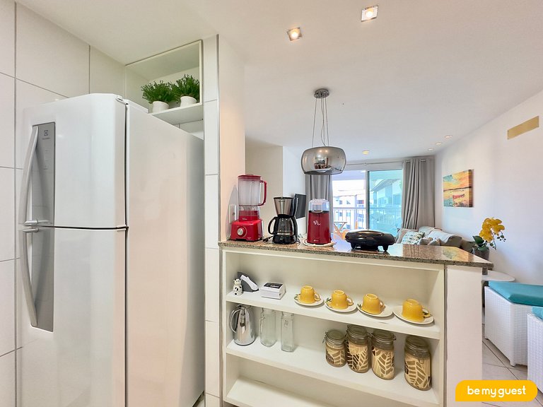 Apartamento 3 Quartos com Vista da Piscina