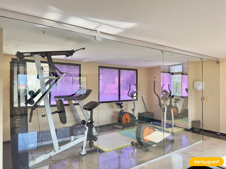 Apto vista mar completo com 2 quartos