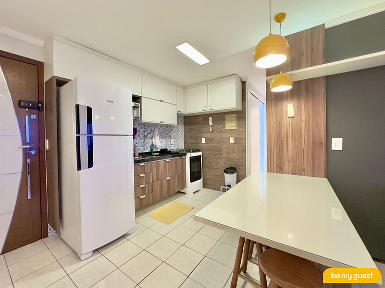 Apto vista mar completo com 2 quartos