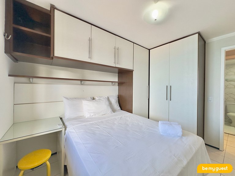 Apto vista mar completo com 2 quartos