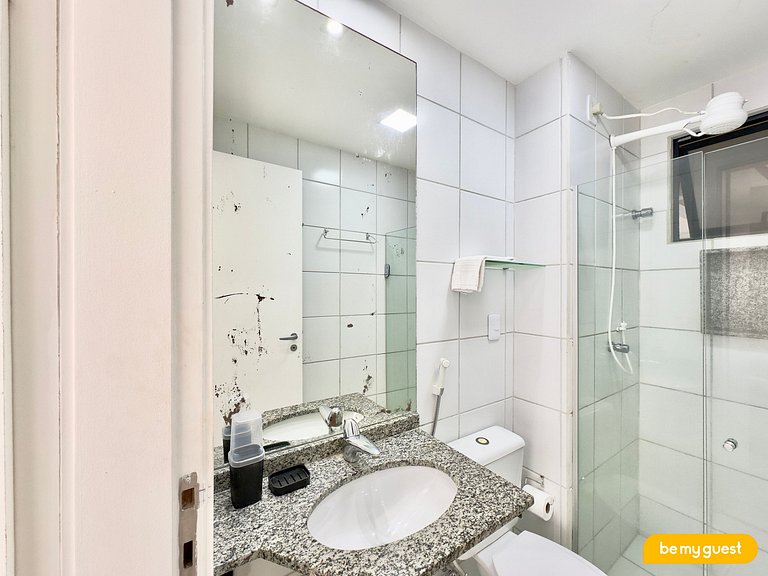 Apartamento completo de 3 quartos no Cocó