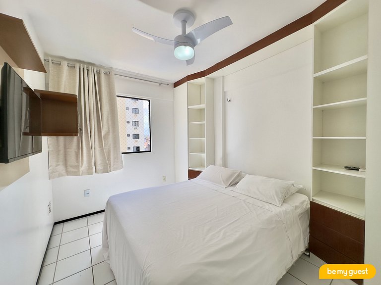 Apartamento completo de 3 quartos no Cocó