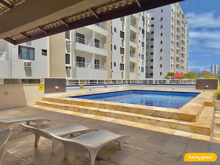 Apartamento completo de 3 quartos no Cocó