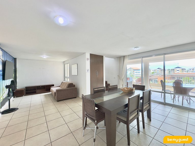 Cobertura duplex de 4 quartos no Vila do Porto