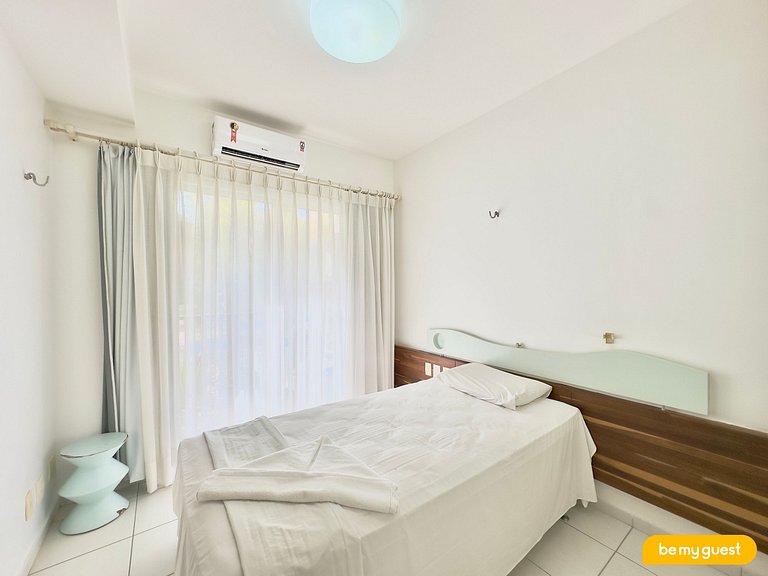 Apartamento completo de 3 quartos à beira-mar