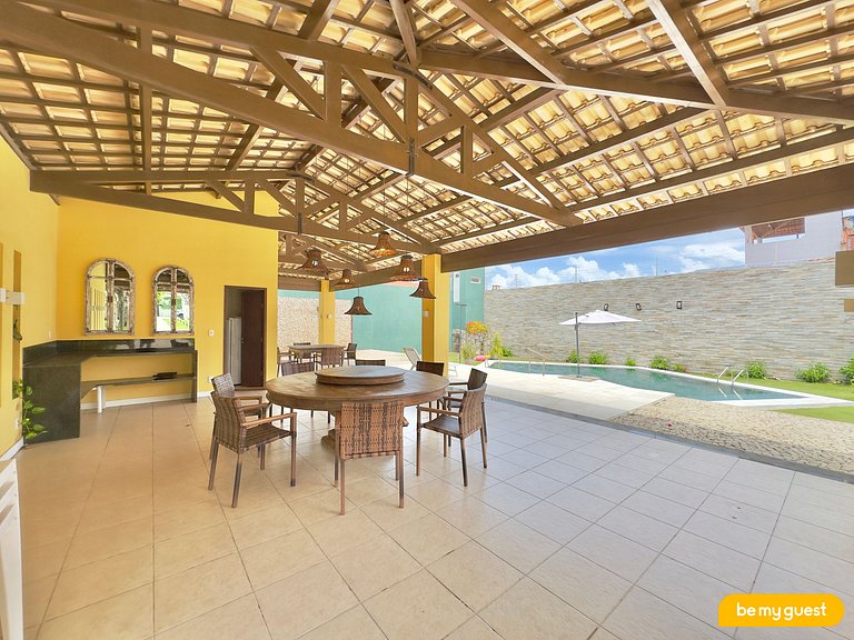 Casa Aconchego com piscina na Praia do Iguape