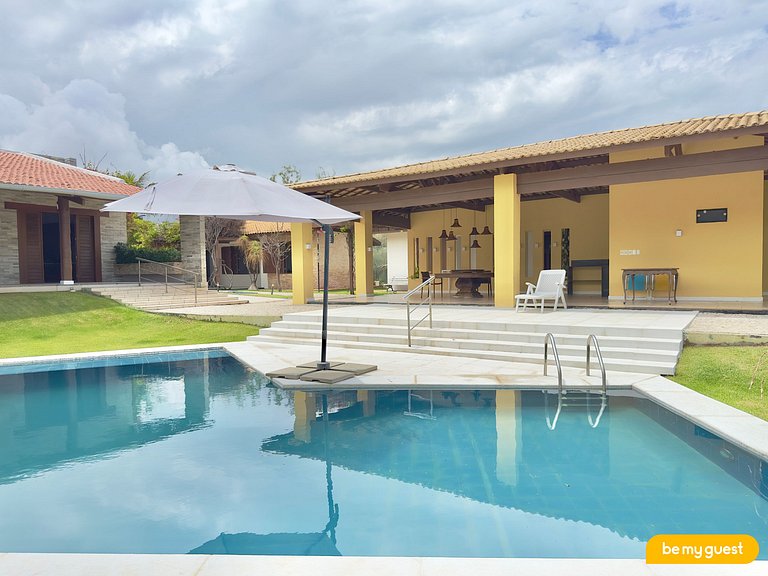 Casa Aconchego com piscina na Praia do Iguape