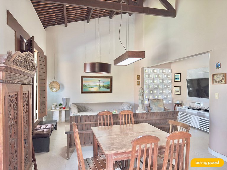 Casa Aconchego com piscina na Praia do Iguape