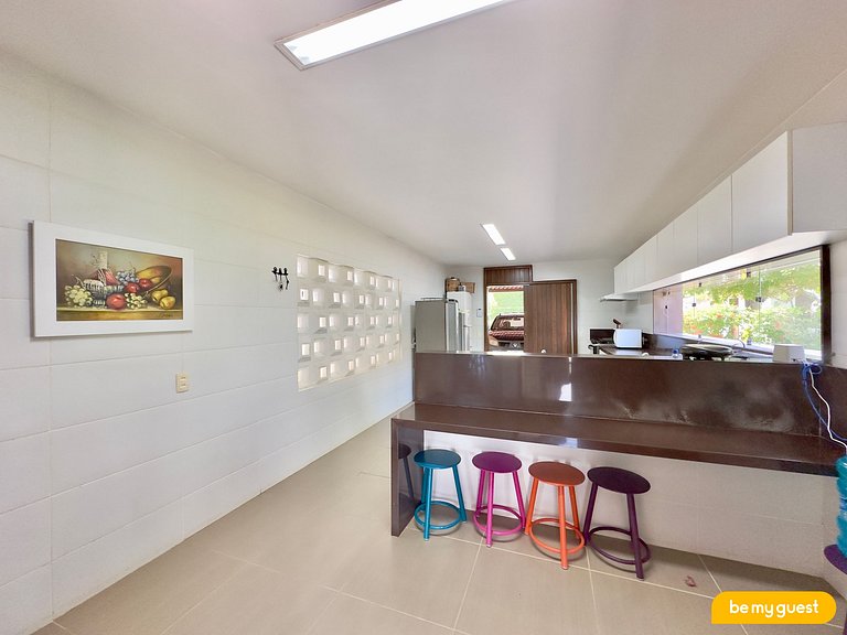 Casa Aconchego com piscina na Praia do Iguape