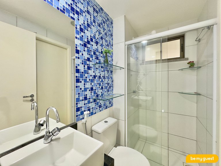 Apartamento de 2 quartos perto do Beach Park