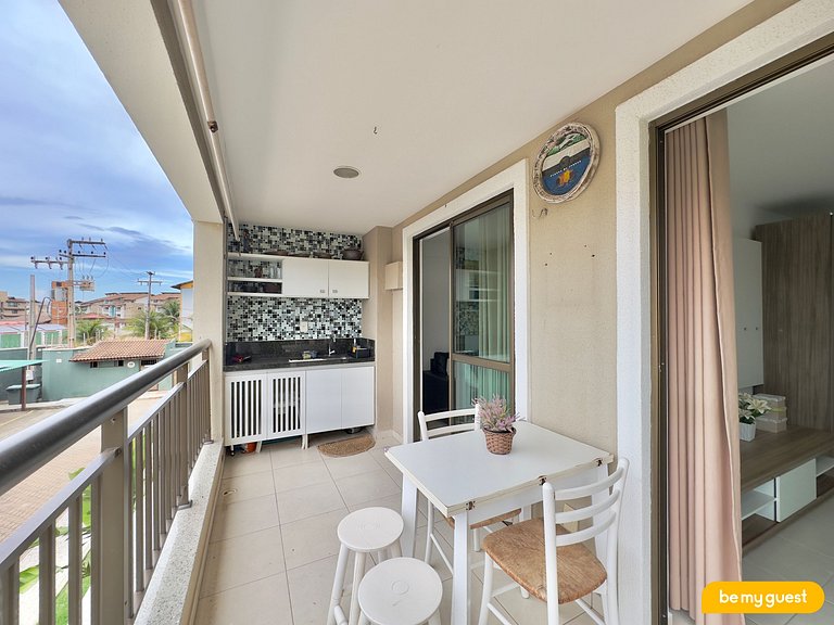 Apartamento de 2 quartos perto do Beach Park