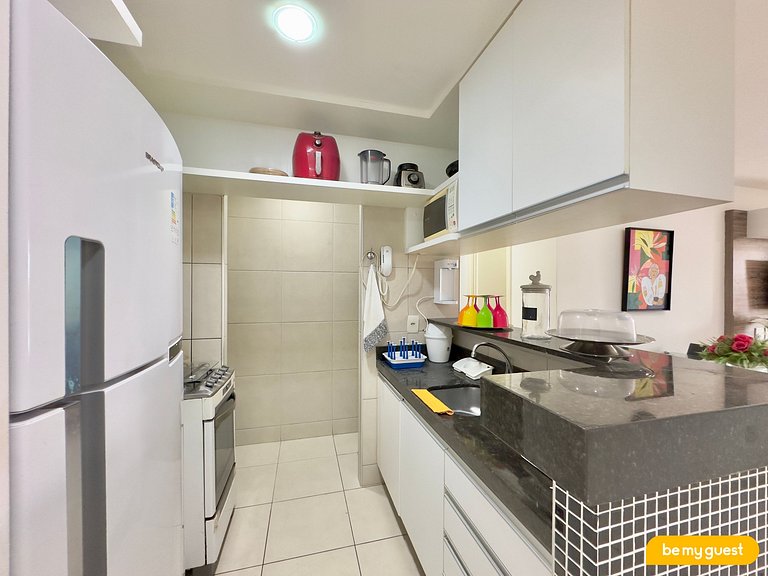 Apartamento de 2 quartos perto do Beach Park