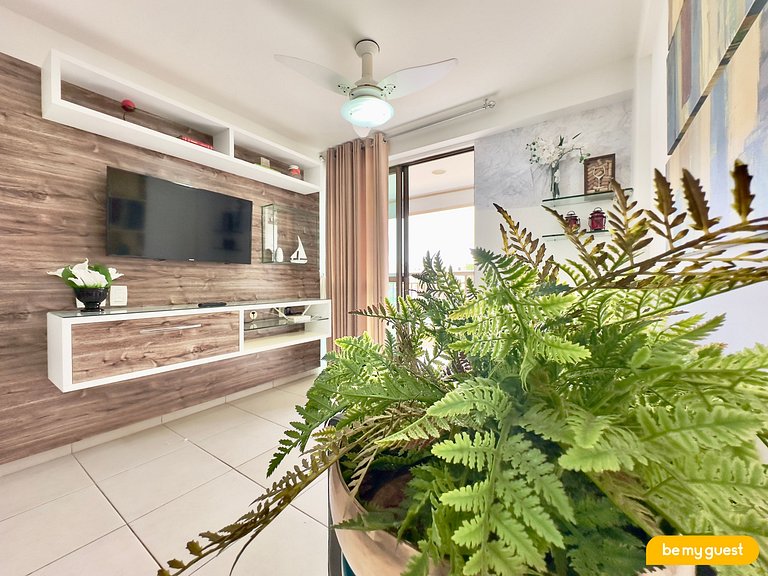 Apartamento de 2 quartos perto do Beach Park