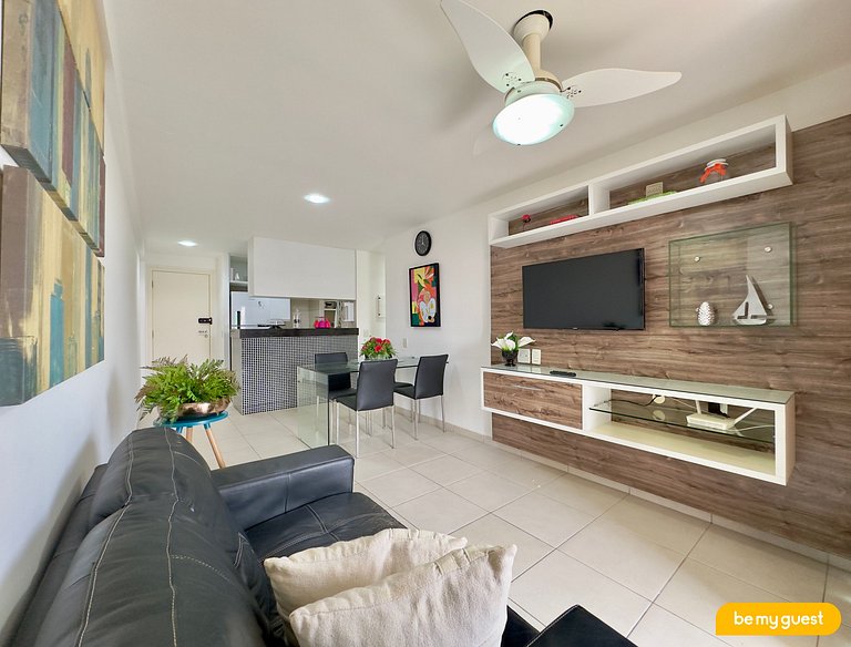 Apartamento de 2 quartos perto do Beach Park