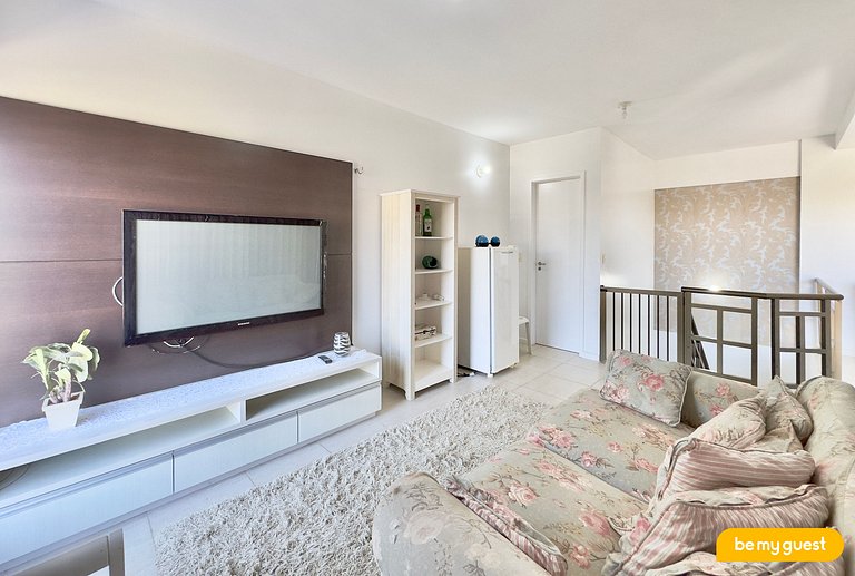 Cobertura Duplex com Banheira e Vista Mar