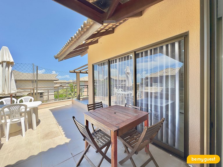 Cobertura Duplex com Banheira e Vista Mar