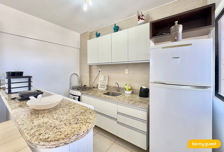 Cobertura Duplex com Banheira e Vista Mar