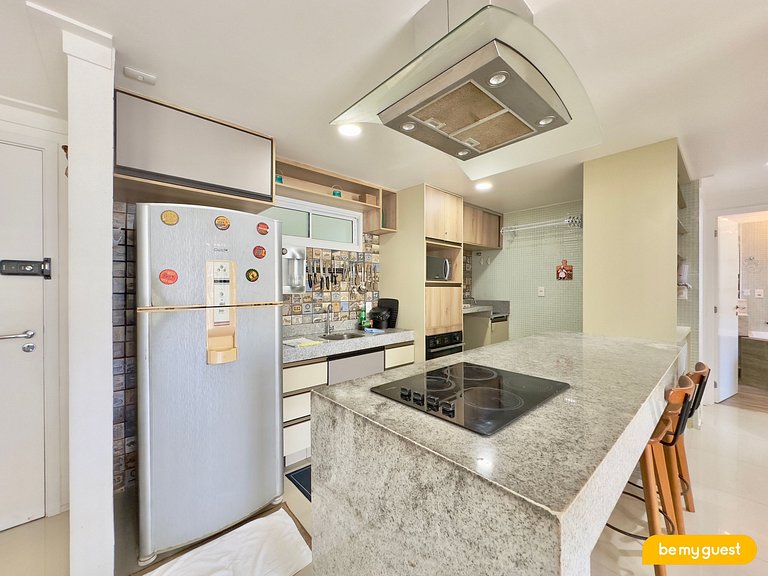 Apartamento Decorado no Solarium com banheira