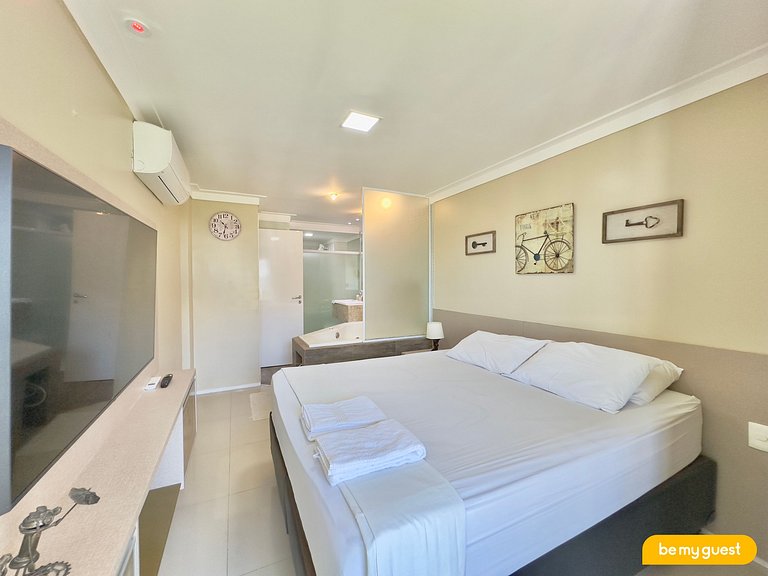 Apartamento Decorado no Solarium com banheira